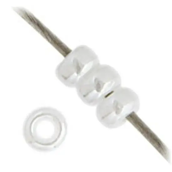 Miyuki 250g Luster Round Rocailles Seed Beads, 11/0 Whit Pearl Op #420 {2}