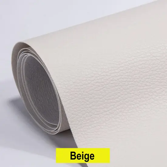 Self-Adhesive Leather Repair Tape Patch for Car Seats ,Couches Beige {1}