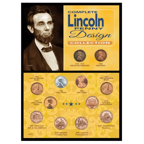Complete Lincoln Penny Design Collection {1}