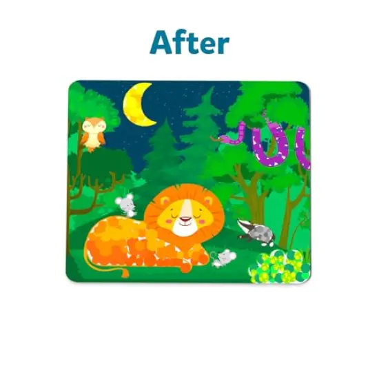 Dot It Animals, No Mess Sticker Art for Kids, Craft Kits, DIY Activity, Gifts for Boys & Girls Ages 3, 4, 5, 6, 7, Travel Toys for Toddlers {4}