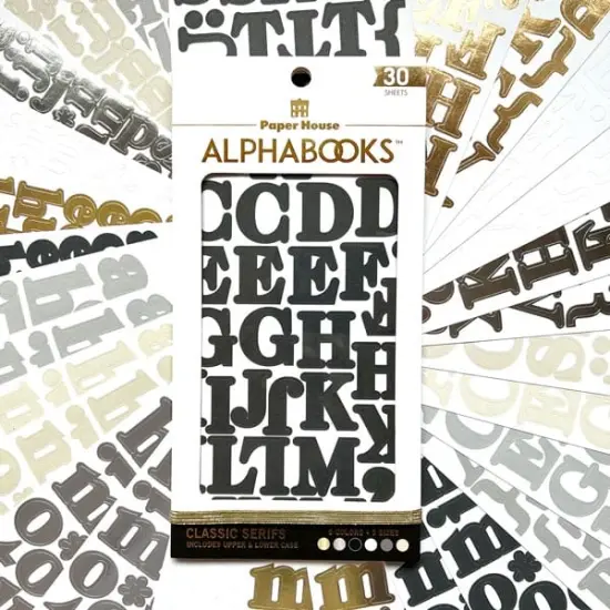 Alphabet Stickers - Alphabooks Classic Serifs {1}