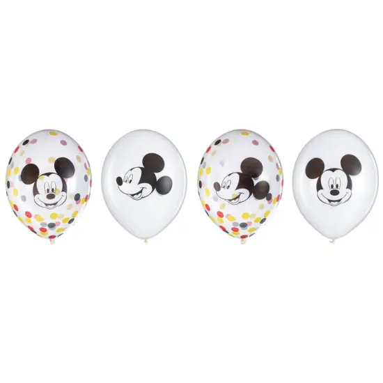 Mickey Mouse Forever Latex Confetti Balloons, 6ct {2}
