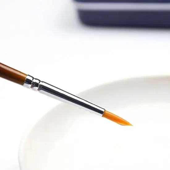 7 Pcs Detail Model Paint Brushes for Acrylic, Gouache, Oil, Tempera and Face Painting {2}