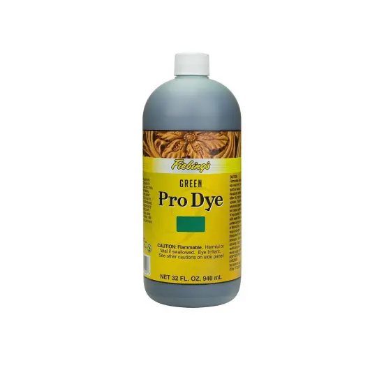 Premium 32 oz Pro Oil Leather Dye Green {1}