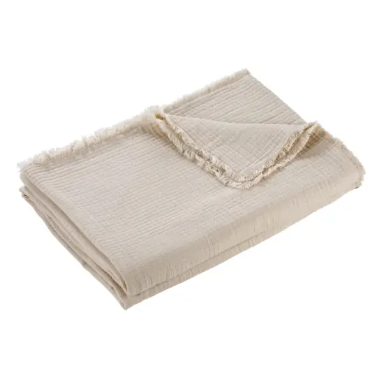 Nate Home by Nate Berkus Matelasse Blanket with Fringe {4}