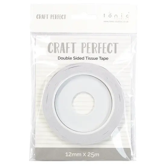 Craft Perfect Double-Sided Tissue Tape .47"X27.3yds-Clear {1}