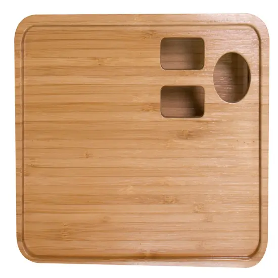 Sorbus 360&deg; Bamboo Rotating Makeup Organizer - Multi-Function Storage Carousel stores Cosmetics, Skin Care, and more - Stylish and functional {5}