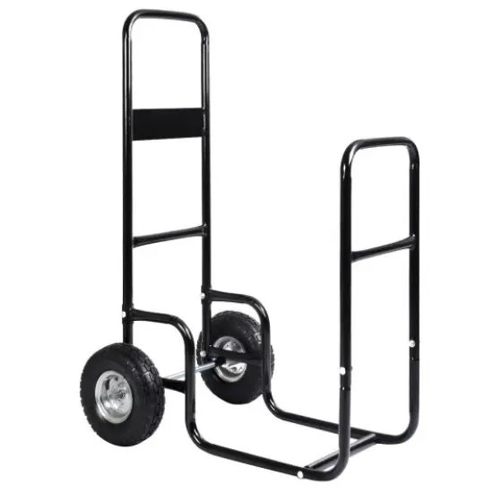 Rolling Firewood Carrier Wood Mover {3}