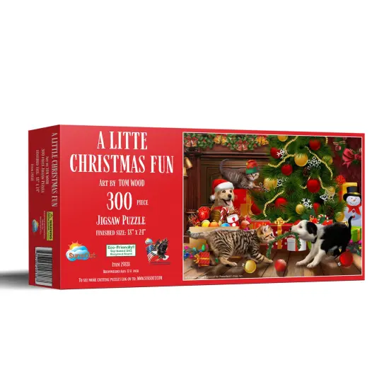 Sunsout A Little Christmas Fun 300 pc Jigsaw Puzzle 29818 {3}