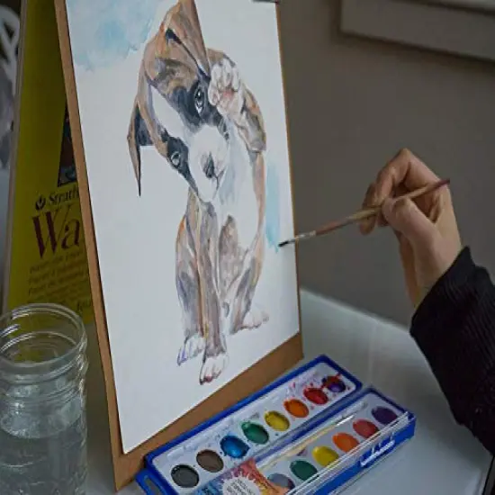 Bulk 18 Packs of Watercolor Paint with Wood Brushes 8 Washable Colors for Kids, Families, Classrooms, Parties, All Ages {4}