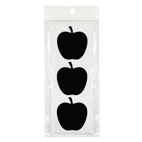 Wrapables Set of 30 Chalkboard Labels / Chalkboard Stickers, 2.2" x 2" Apple {1}