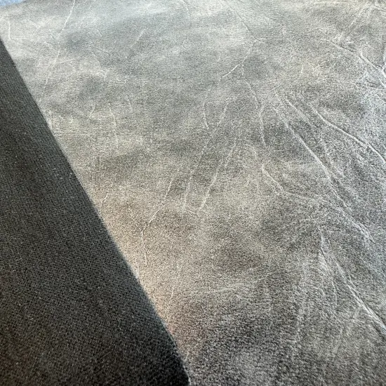 Grey Vintage Deep Grain Vinyl {1}