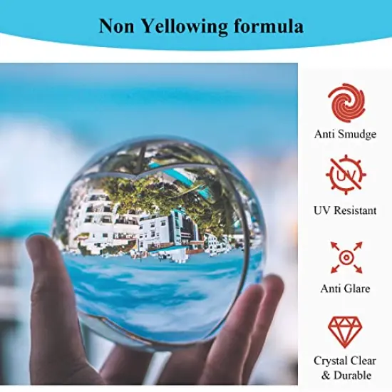 Epoxy Resin, 32OZ Resin Kit, Epoxy Resin Crystal Clear-Not Yellowing and No Bubble Self Leveling Easy Mix 1:1 Casting & Coating for DIY Jewelry Making of The Art Resin & Epoxy Resin (32oz) {3}