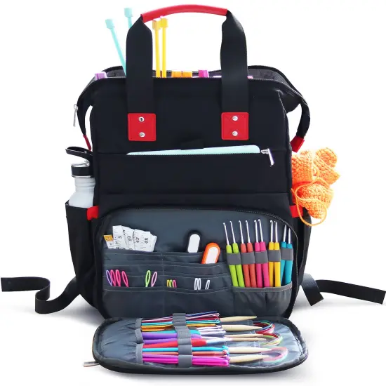 Hearth & Harbor Crochet Backpack Organizer {2}