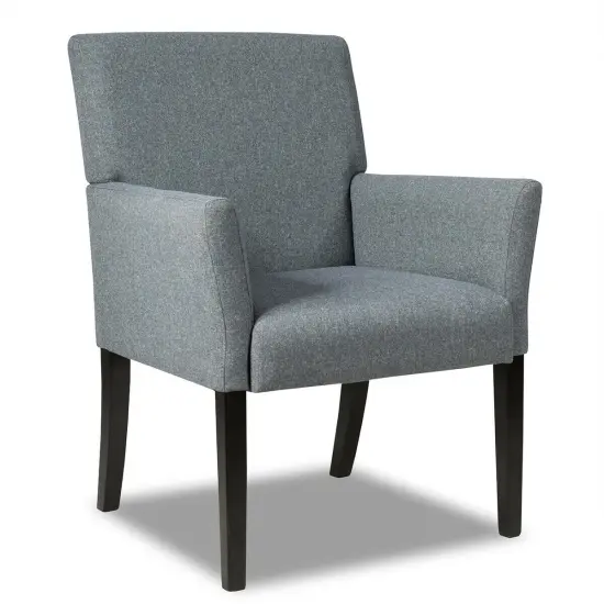 Executive Guest Chair Reception Waiting Room Arm Chair Grey {3}