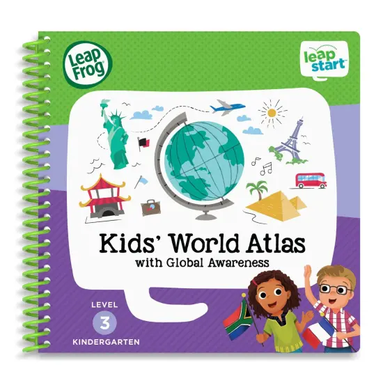 LeapFrog LeapStart Kindergarten Activity Book: Kids' World Atlas and Global Awareness {4}