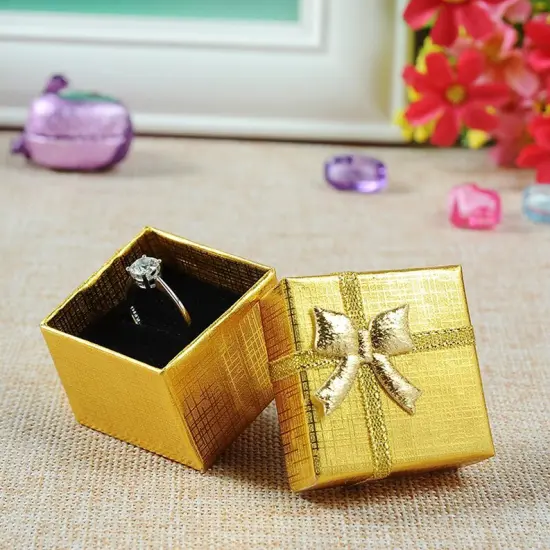 Kitcheniva Jewelry Gift Boxes 24 Pcs Light yellow {4}