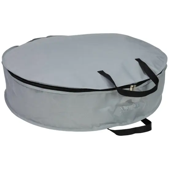 Northlight Multi-Seasonal Wreath Storage Bag - 30" - Gray {4}