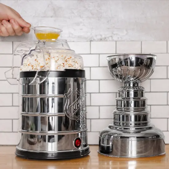 Uncanny Brands National Hockey League Stanley Cup Hot Air Popcorn Maker {6}