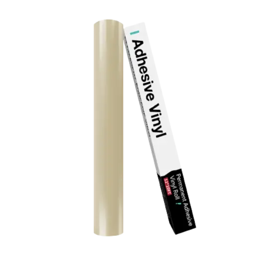 Kitcheniva 12"x10' Adhesive Permanent Vinyl DIY Craft Glossy & Matte Glossy beige {1}