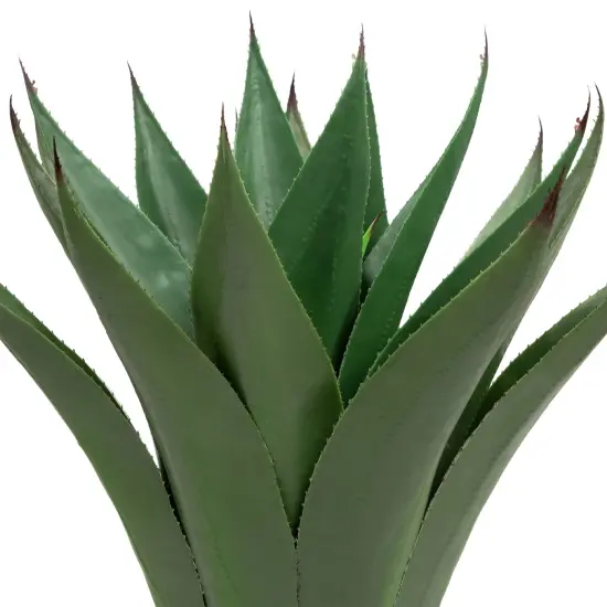 Northlight Real Touch&trade;️Artificial Agave Succulent Potted Plant - 26" Green {6}