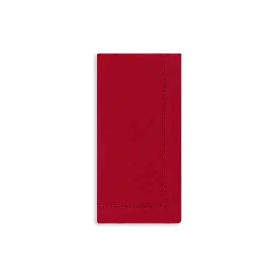 Woven Solid Cloth Napkin, Set of 4 Red {1}