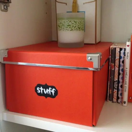 Wrapables Set of 30 Chalkboard Labels / Chalkboard Stickers , 2" x 1.25" Oval, Rectangle, and Fancy Frame {4}