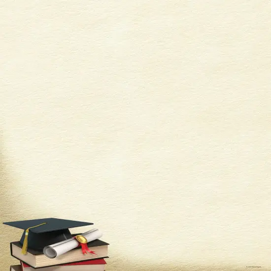 Great Papers! Grad Corner Graduation Stationery Letterhead, Invitations and Announcements, Printer Friendly, 8.5"x11", 80 Pack {1}