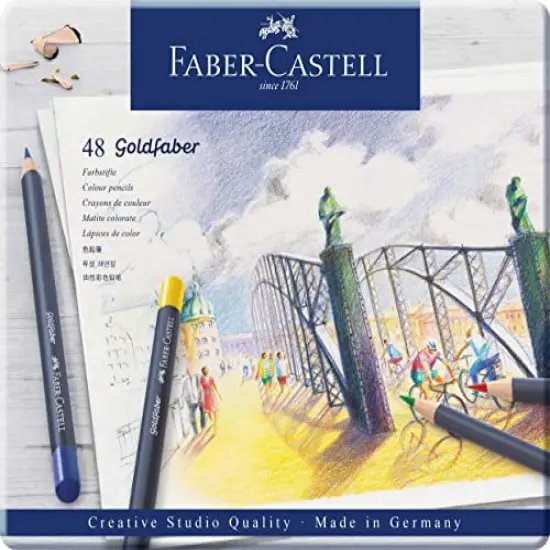 Creative Studio Goldfaber Color Pencils - Tin of 48 {6}