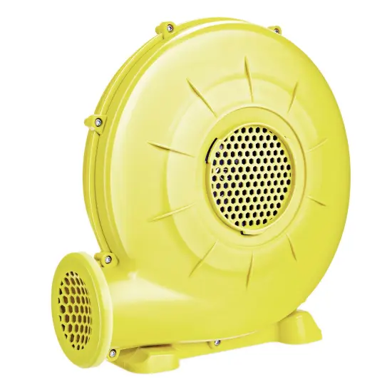 350 Watt 0.5 HP Air Blower Pump Fan for Inflatable Bounce House and Bouncy Castle-Yellow {4}