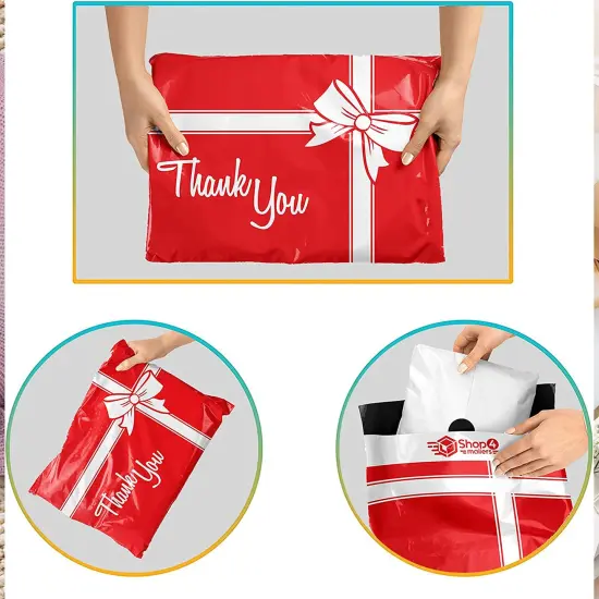 Design Poly Mailer Envelopes - 10 x 13 Glossy (Multi Pack & Design) {4}