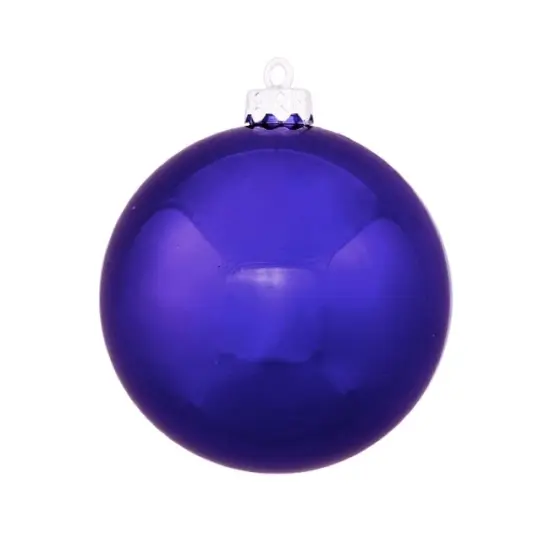 Northlight Shiny Shatterproof Christmas Ball Ornament - 8" (200mm) - Indigo Blue {1}
