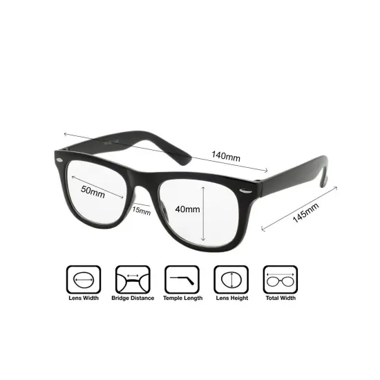 Kitcheniva Reading Glasses 4 Pairs Unisex Classic Retro Style {5}