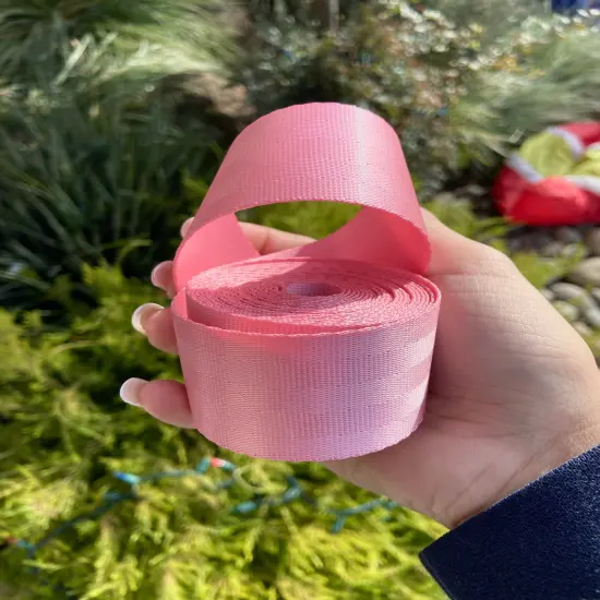 Ballerina pink 1.5&rdquo; Seatbelt Webbing {1}