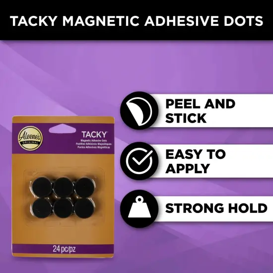 Aleene's Tacky Magnetic Adhesive Dots 24 Pack {2}