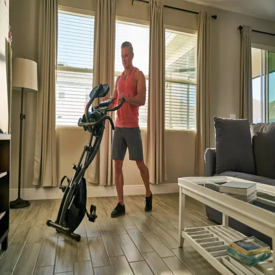 FITNATION Echelon Flex Express Folding Exercise Bike: Magnetic, Foldable, Upright/Recumbent, {7}