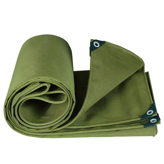 Waterproof Heavy-Duty Canvas Tarp for Multipurpose Cover {2}