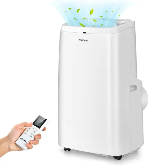 Costway 6350 BTU (9000BTU ASHRAE) Portable Air Conditioner 3-in-1 Air Cooler Fan Dehumidifier w/ Remote {1}