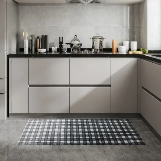 20" x 55" Anti-Fatigue Kitchen Runner Mat (Buffalo Check) {3}