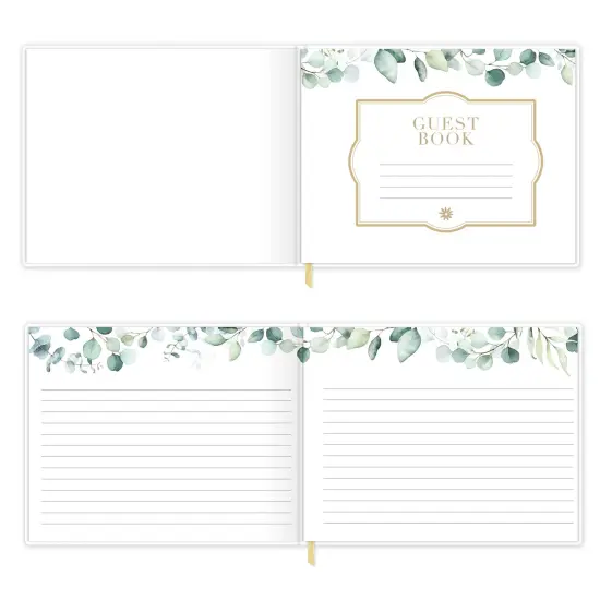 bloom daily planners Guest Book, 7" x 9", Boho Greenery {5}