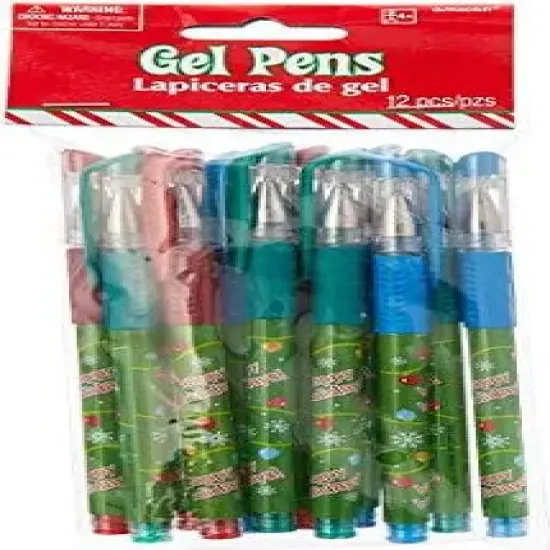 Christmas Gel Pens, 12ct {1}