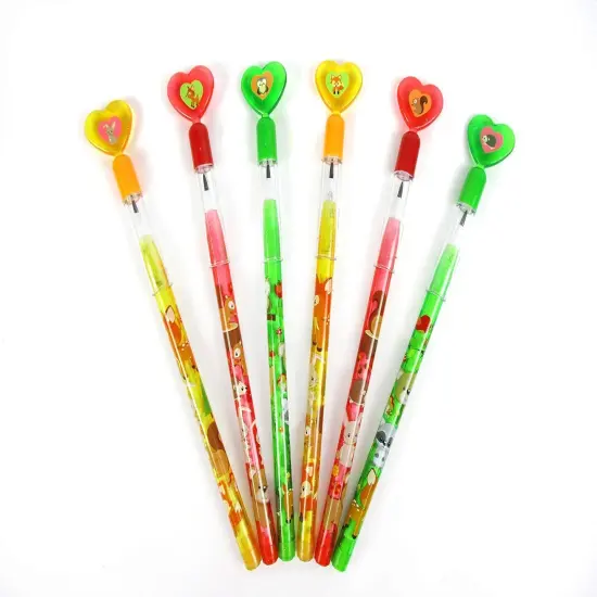 TINYMILLS Woodland Animals Multi Point Stackable Pencil with Eraser for Party Favors Cute Forest Creatures {2}
