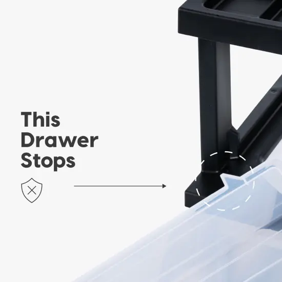 IRIS USA 7 Drawers Plastic Storage rolling Cart with drawer, White {5}