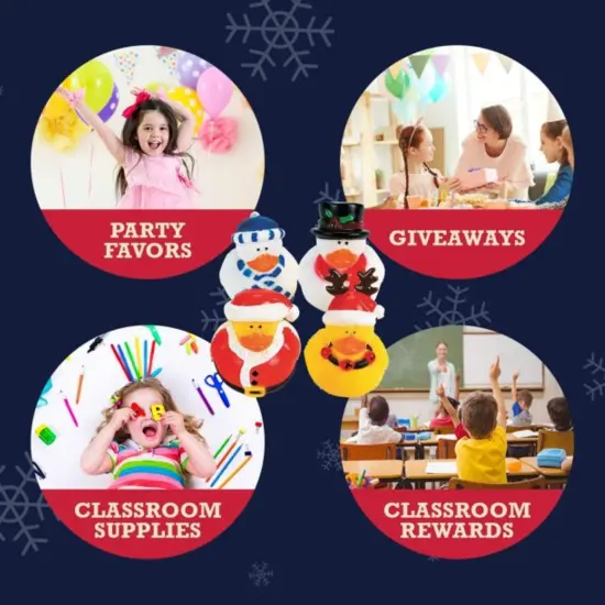 Fun Express Vinyl Holiday Rubber Duckies {3}