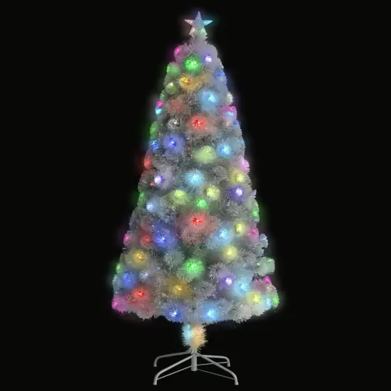Artificial Christmas Tree with LED White Fiber Optic {3}