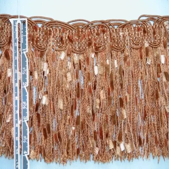 Kitcheniva 4" Confetti Lace Tassel Fringe Trim Salmon {5}