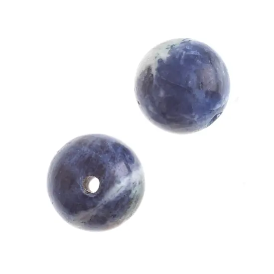 Earth's Jewel Semi-Precious 6mm Sodalite Natural Round Strung Bead {2}