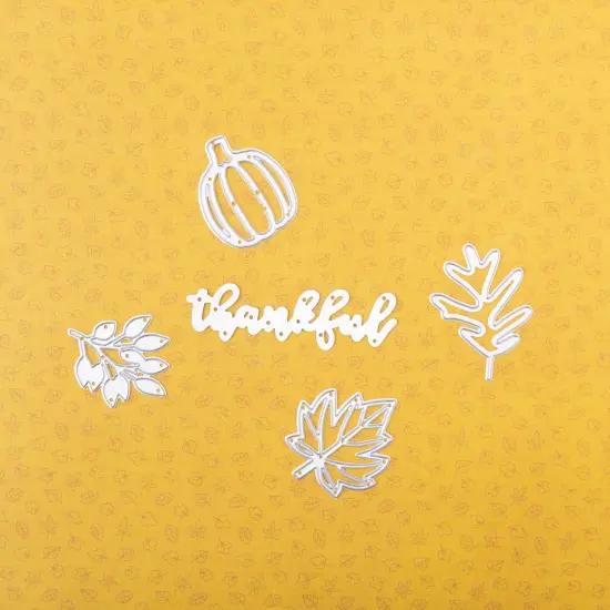 American Crafts Farmstead Harvest Metal Die Set-5/Pkg {3}