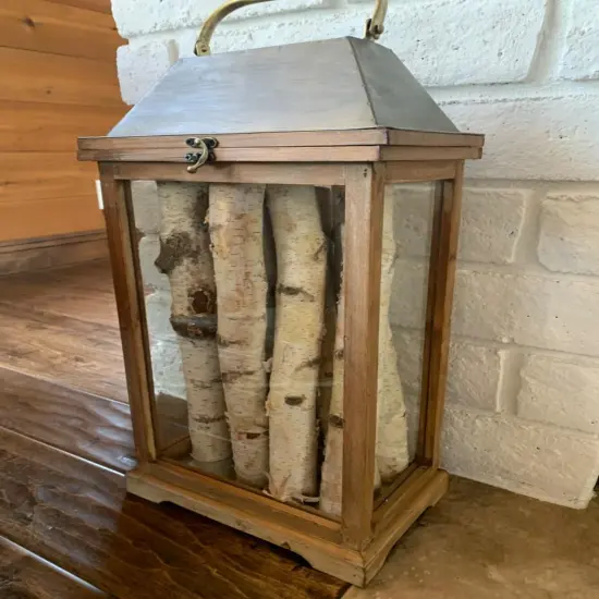 Wilson Decorative White Birch Logs, Natural Bark Wood Home Decor (Set of 12) - 15.5"-17.5" Length 1"-1.5" Dia. {4}