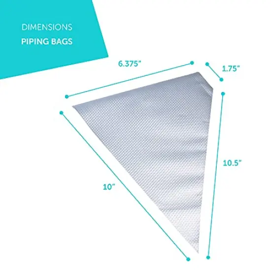 200 Pieces Anti Burst Piping Bags - 12 Inch, Pastry Bags, Icing Piping Bags, Tipless Piping Bags, Icing Bags, Frosting Bags, Piping Bags, Cookie Decorating Supplies {3}